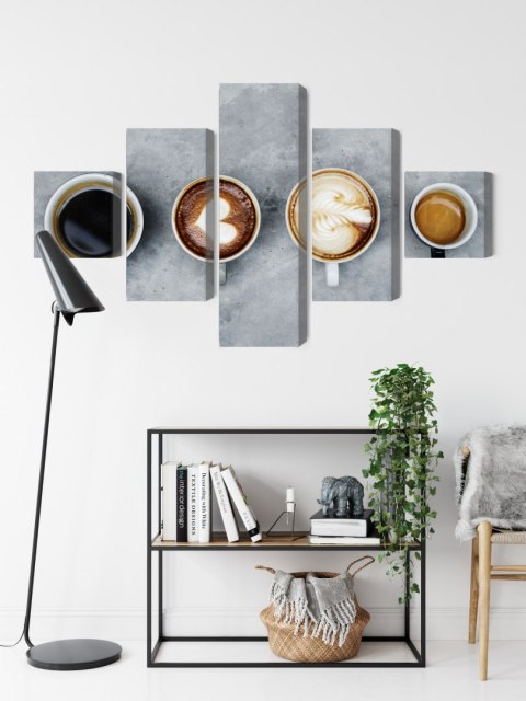 Obraz Wieloczęściowy Filiżanki Z Kawą