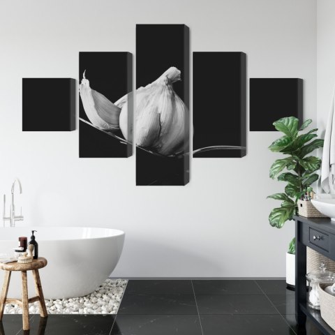 Obraz Wieloczęściowy Łyżka Czosnku