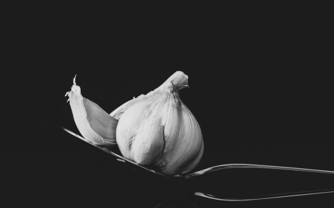 Obraz Wieloczęściowy Łyżka Czosnku