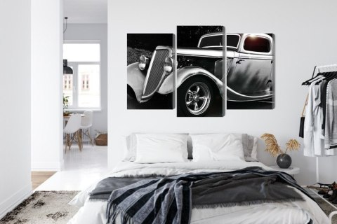Obraz Wieloczęściowy Samochód Hot Rod W Stylu Vintage Obraz Wieloczęściowy Samochód Hot Rod W Stylu Vintage