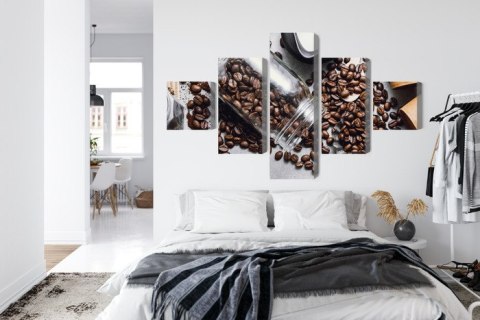 Obraz Wieloczęściowy Składniki Do Przygotowania Kawy