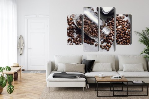 Obraz Wieloczęściowy Składniki Do Przygotowania Kawy