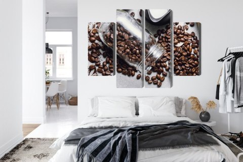 Obraz Wieloczęściowy Składniki Do Przygotowania Kawy