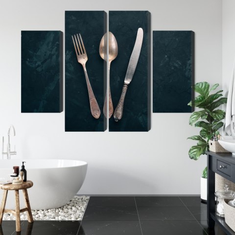Obraz Wieloczęściowy Stare Sztućce