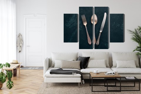 Obraz Wieloczęściowy Stare Sztućce