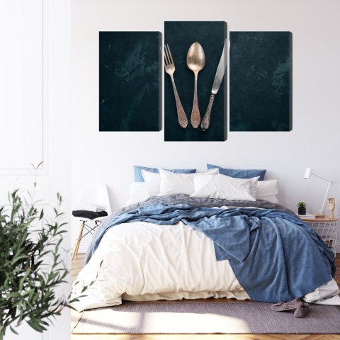 Obraz Wieloczęściowy Stare Sztućce