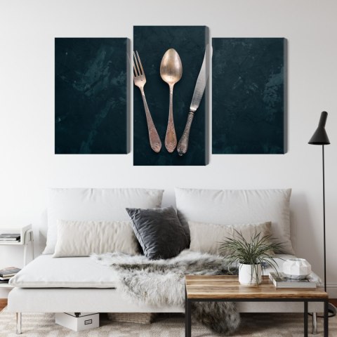 Obraz Wieloczęściowy Stare Sztućce