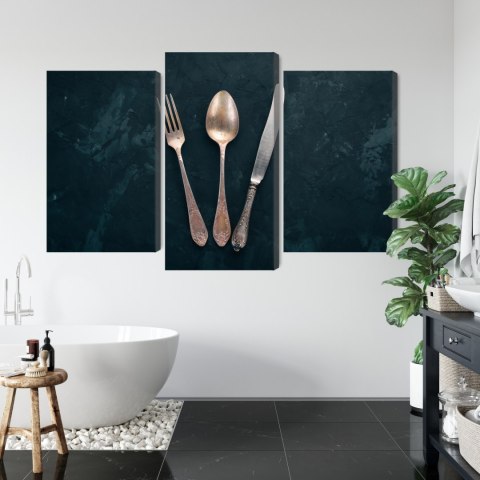 Obraz Wieloczęściowy Stare Sztućce
