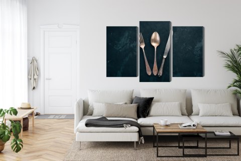 Obraz Wieloczęściowy Stare Sztućce