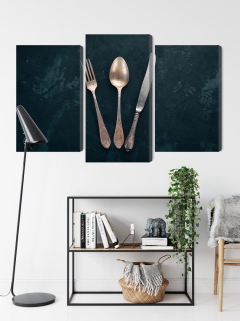 Obraz Wieloczęściowy Stare Sztućce