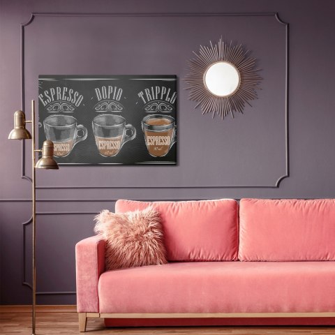 Obraz Na Płótnie Kawa Espresso W Stylu Vintage