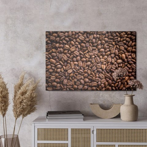 Obraz Na Płótnie Tło Palonych Ziaren Kawy