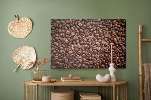 Obraz Na Płótnie Tło Palonych Ziaren Kawy