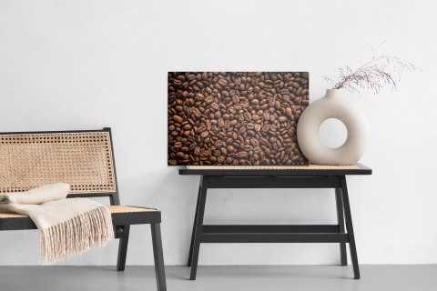 Obraz Na Płótnie Tło Palonych Ziaren Kawy