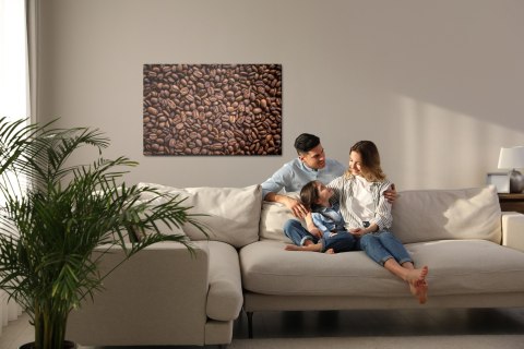 Obraz Na Płótnie Tło Palonych Ziaren Kawy