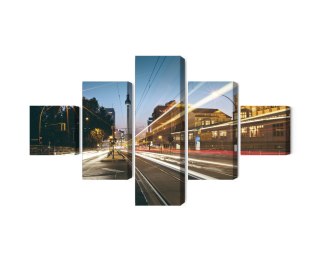 Obraz Wieloczęściowy Panoramiczny Widok Na Ulice Berlina