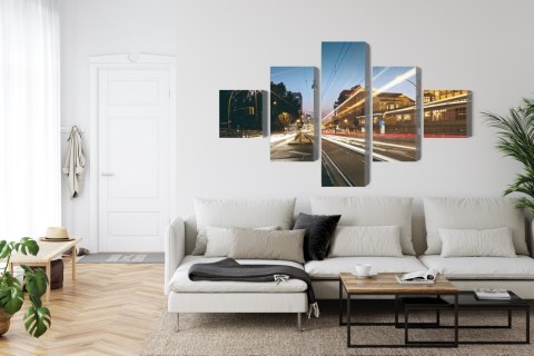 Obraz Wieloczęściowy Panoramiczny Widok Na Ulice Berlina Obraz Wieloczęściowy Panoramiczny Widok Na Ulice Berlina