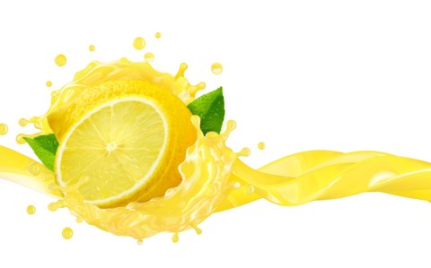 Obraz Wieloczęściowy Świeży Sok Z Cytryny