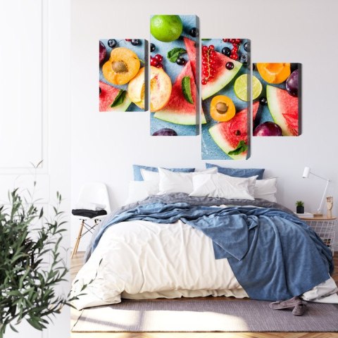 Obraz Wieloczęściowy Wakacyjne Owoce