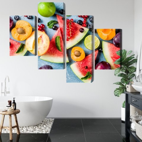 Obraz Wieloczęściowy Wakacyjne Owoce