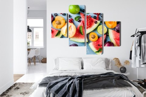Obraz Wieloczęściowy Wakacyjne Owoce