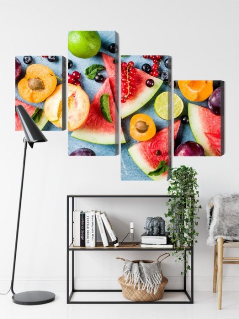 Obraz Wieloczęściowy Wakacyjne Owoce