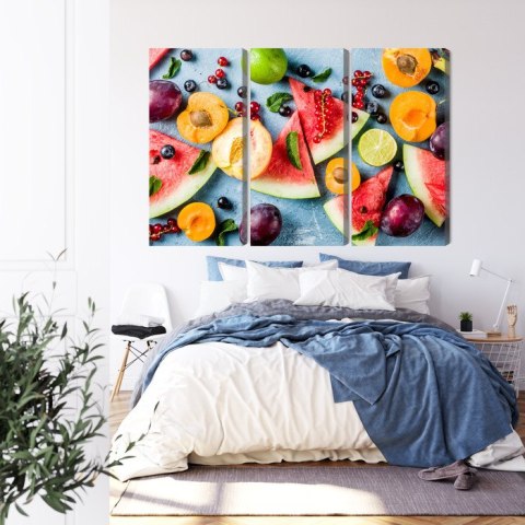 Obraz Wieloczęściowy Wakacyjne Owoce