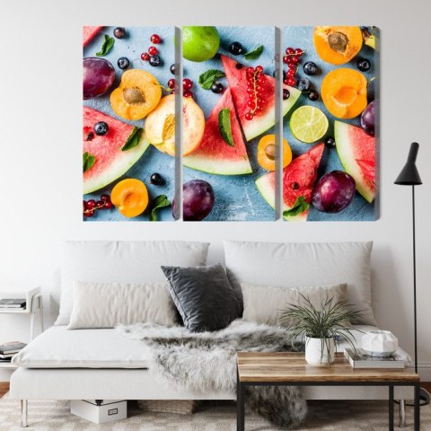 Obraz Wieloczęściowy Wakacyjne Owoce