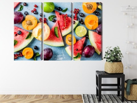 Obraz Wieloczęściowy Wakacyjne Owoce