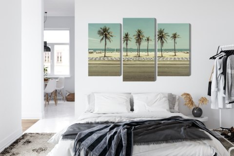 Obraz Wieloczęściowy Palmy Na Plaży Ipanema W Rio De Janeiro Obraz Wieloczęściowy Palmy Na Plaży Ipanema W Rio De Janeiro