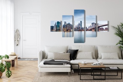 Obraz Wieloczęściowy Panoramiczny Widok Na Nowy Jork Obraz Wieloczęściowy Panoramiczny Widok Na Nowy Jork