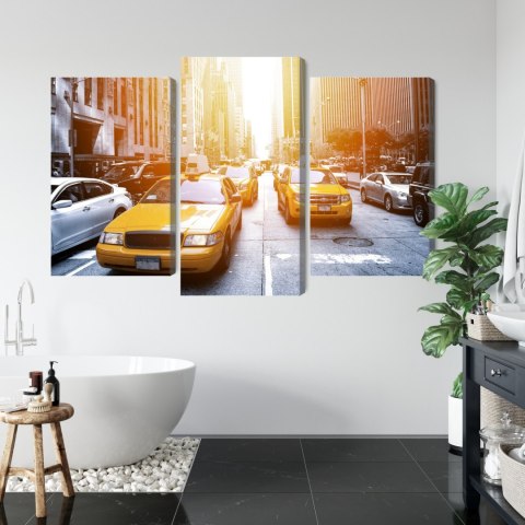 Obraz Wieloczęściowy Taxi W Słońcu Nyc Obraz Wieloczęściowy Taxi W Słońcu Nyc