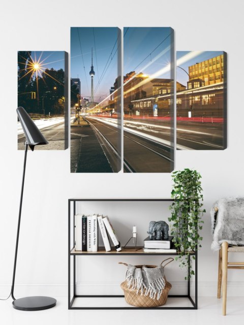 Obraz Wieloczęściowy Panoramiczny Widok Na Ulice Berlina Obraz Wieloczęściowy Panoramiczny Widok Na Ulice Berlina