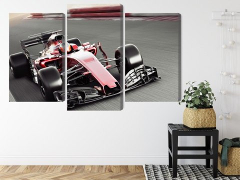 Obraz Wieloczęściowy Samochód Formuły 1 Na Torze Obraz Wieloczęściowy Samochód Formuły 1 Na Torze