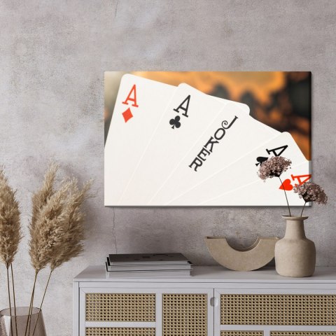 Obraz Na Płótnie Joker Wśród Asów Obraz Na Płótnie Joker Wśród Asów