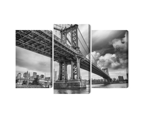 Obraz Wieloczęściowy Most Manhattan W Nowym Jorku Obraz Wieloczęściowy Most Manhattan W Nowym Jorku