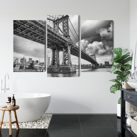Obraz Wieloczęściowy Most Manhattan W Nowym Jorku Obraz Wieloczęściowy Most Manhattan W Nowym Jorku