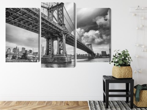 Obraz Wieloczęściowy Most Manhattan W Nowym Jorku Obraz Wieloczęściowy Most Manhattan W Nowym Jorku