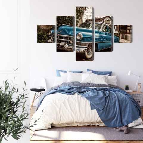Obraz Wieloczęściowy Niebieski Cadillac Eldorado Z 1953 Roku