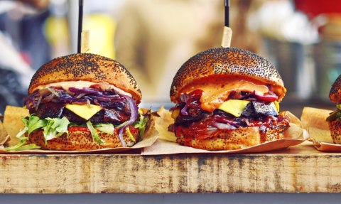 Obraz Wieloczęściowy Burgery Wegańskie Obraz Wieloczęściowy Burgery Wegańskie