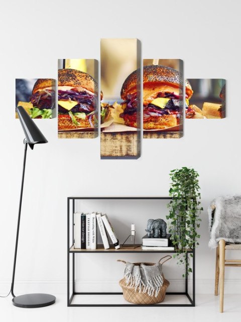 Obraz Wieloczęściowy Burgery Wegańskie Obraz Wieloczęściowy Burgery Wegańskie