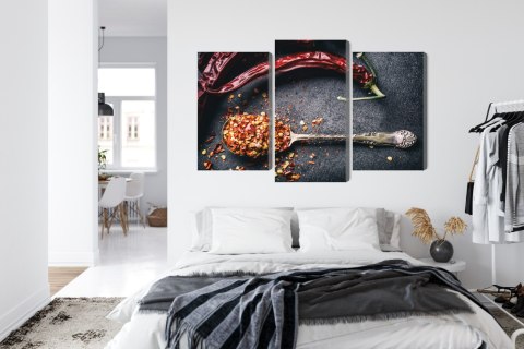 Obraz Wieloczęściowy Suszone Papryczki Chili Obraz Wieloczęściowy Suszone Papryczki Chili