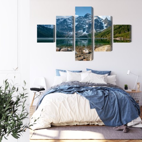 Obraz Wieloczęściowy Morskie Oko W Tatrach 3D Obraz Wieloczęściowy Morskie Oko W Tatrach 3D
