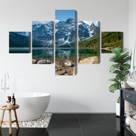 Obraz Wieloczęściowy Morskie Oko W Tatrach 3D Obraz Wieloczęściowy Morskie Oko W Tatrach 3D
