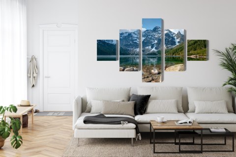 Obraz Wieloczęściowy Morskie Oko W Tatrach 3D Obraz Wieloczęściowy Morskie Oko W Tatrach 3D