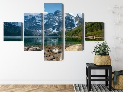 Obraz Wieloczęściowy Morskie Oko W Tatrach 3D Obraz Wieloczęściowy Morskie Oko W Tatrach 3D