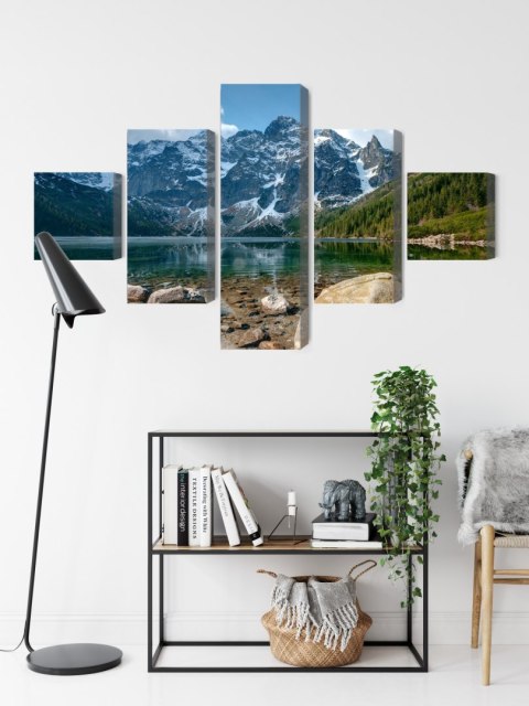 Obraz Wieloczęściowy Morskie Oko W Tatrach 3D Obraz Wieloczęściowy Morskie Oko W Tatrach 3D