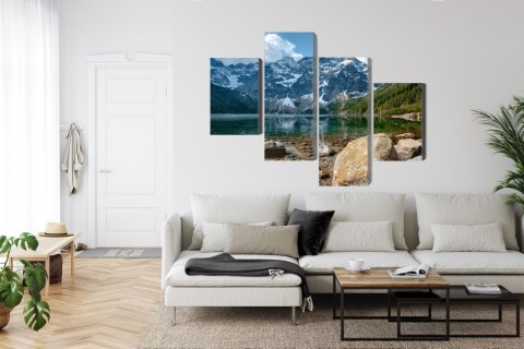 Obraz Wieloczęściowy Morskie Oko W Tatrach 3D Obraz Wieloczęściowy Morskie Oko W Tatrach 3D