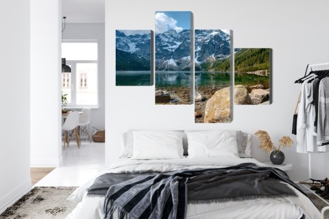 Obraz Wieloczęściowy Morskie Oko W Tatrach 3D Obraz Wieloczęściowy Morskie Oko W Tatrach 3D