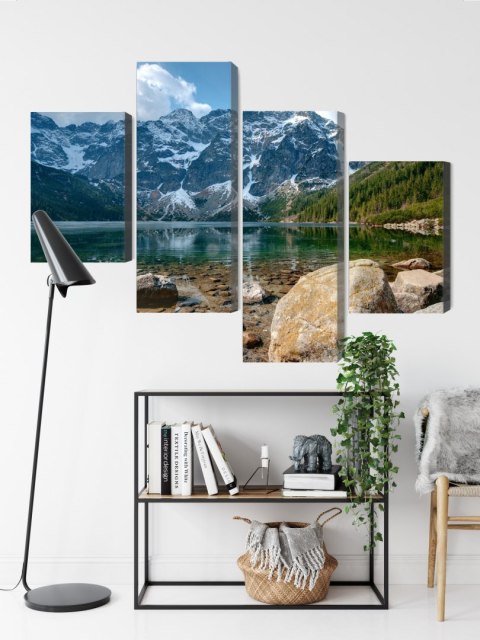 Obraz Wieloczęściowy Morskie Oko W Tatrach 3D Obraz Wieloczęściowy Morskie Oko W Tatrach 3D